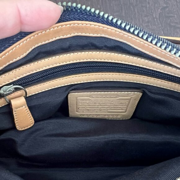 Coach Denim/Leather Trim Mini Purse Perfect Condition! - Picture 4 of 7